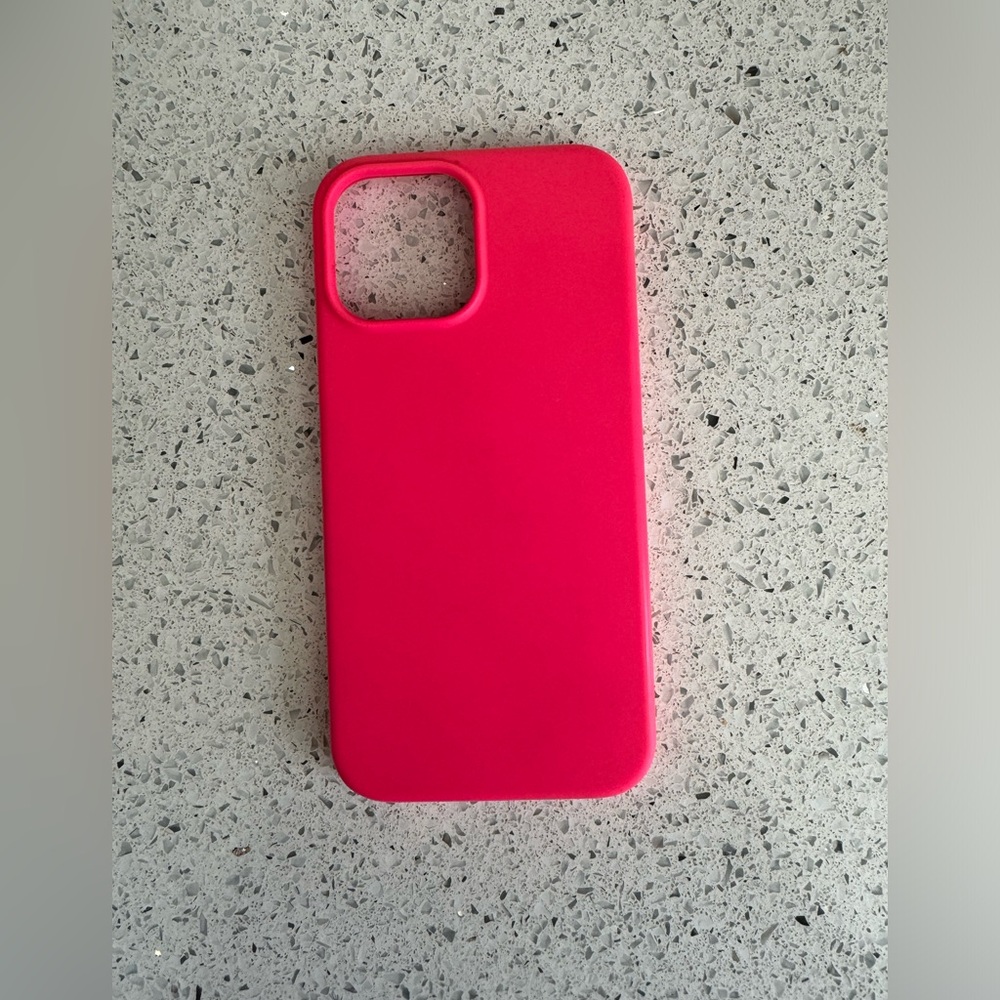 Hot pink iPhone 13 phone case